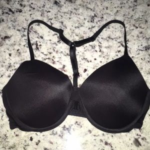 Pink Victoria Secret push up bra 34C Black